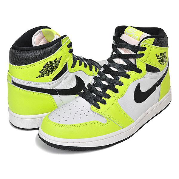 NIKE AIR JORDAN 1 RETRO HIGH OG volt/black-sail 555088-702 AJ1 ナイキ エアジョーダン 1 レトロ ハイ オージー ボルト ブラック ネオン スニーカー｜limited-edition｜02