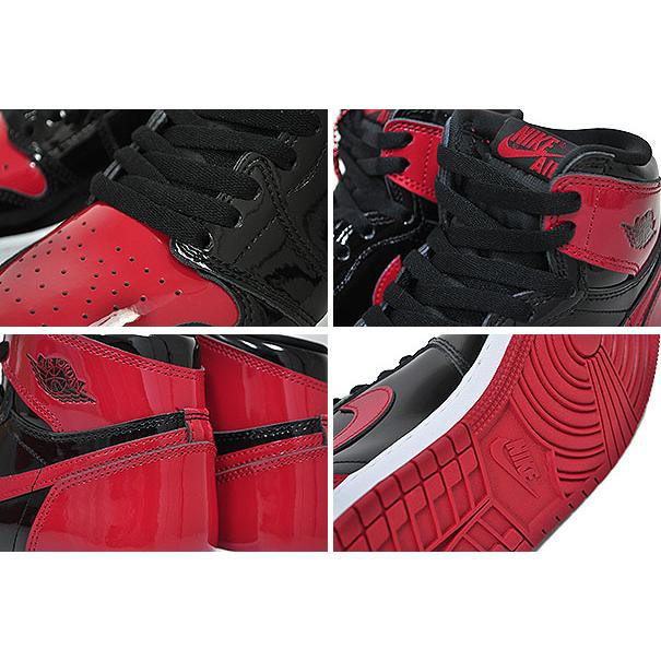 シューズ(女性用) NIKE GS Air Jordan 1 High OG\"PatentBred\" GS) Air Jordan 1 Retro High OG 'Patent Bred' 575441-063