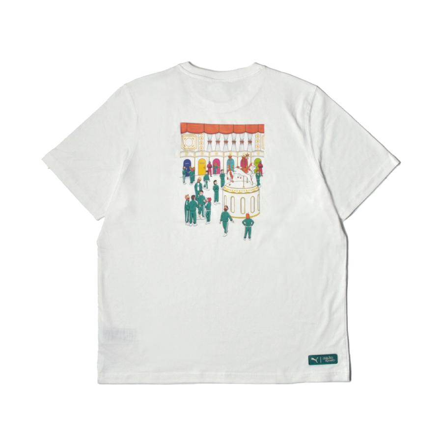 PUMA（プーマ） PUMA SQUID GAME GRAPHIC SS TEE WHITE 627426-02 x