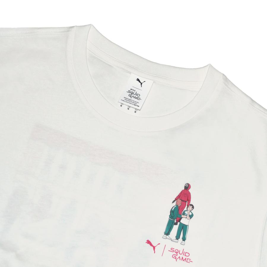 PUMA（プーマ） PUMA SQUID GAME GRAPHIC SS TEE WHITE 627426-02 x