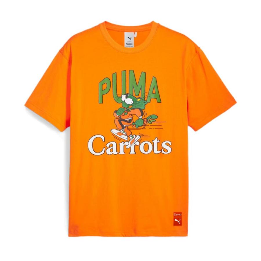 PUMA（プーマ） PUMA CARROTS GRAPHIC TEE ORANGE 627443-45 x