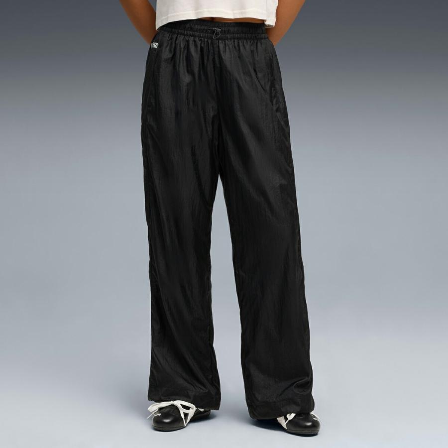 PUMA ROSE T7 RELAXED TRACK PANTS PUMA BLACK 633796-01 ブラックピンク ロゼ × プーマ T7 リラックスド トラック パンツ プーマブラック_5