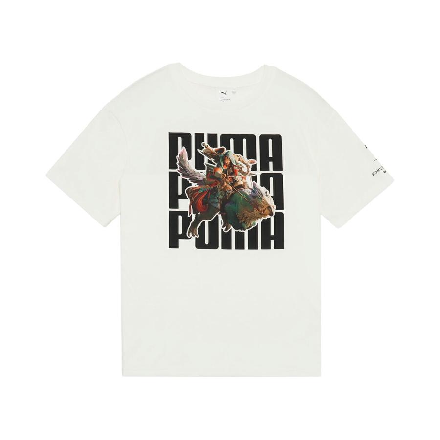 PUMA（プーマ） PUMA MONSTER HUNTER WILDS TEE PUMA WHITE 636486-02