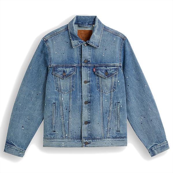 Levi's PREMIUM デニムトラッカージャケット　ビンテージ加工 Levi's（リーバイス） デニム ジャケット ヴィンテージ フィット
