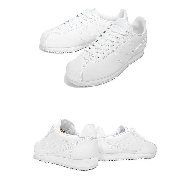 コルテッツ NIKE WMNS CLASSIC CORTEZ LEATHER white/white 807471-102
