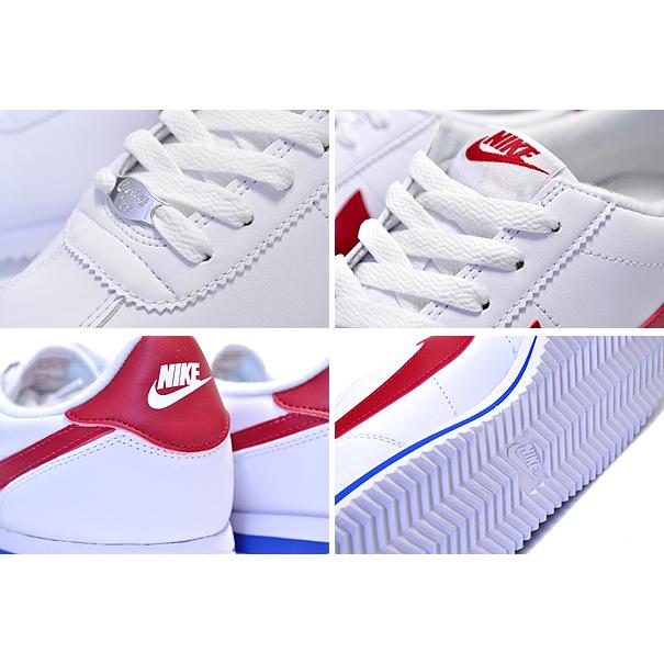 コルテッツ NIKE CORTEZ BASIC LEATHER white/varsity red 819719-103