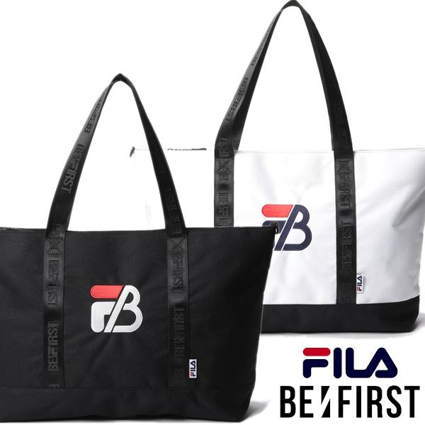 FILA（フィラ） FILA x BE:FIRST 2WAY TOTE BAG 81fl09 BLACK ブラック