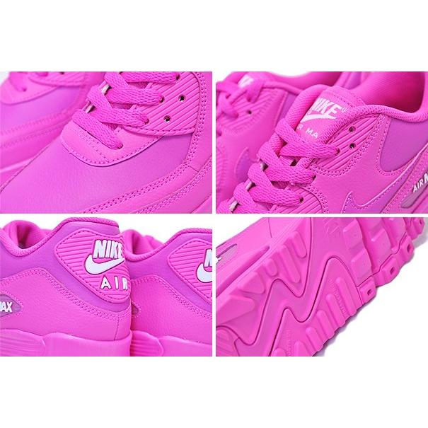 NIKE AIR MAX 90 LTR(GS) laser fuchsia/laser fuchsia 833376 NIKE AIR MAX 90 LTR(GS) laser fuchsia/laser fuchsia 833376