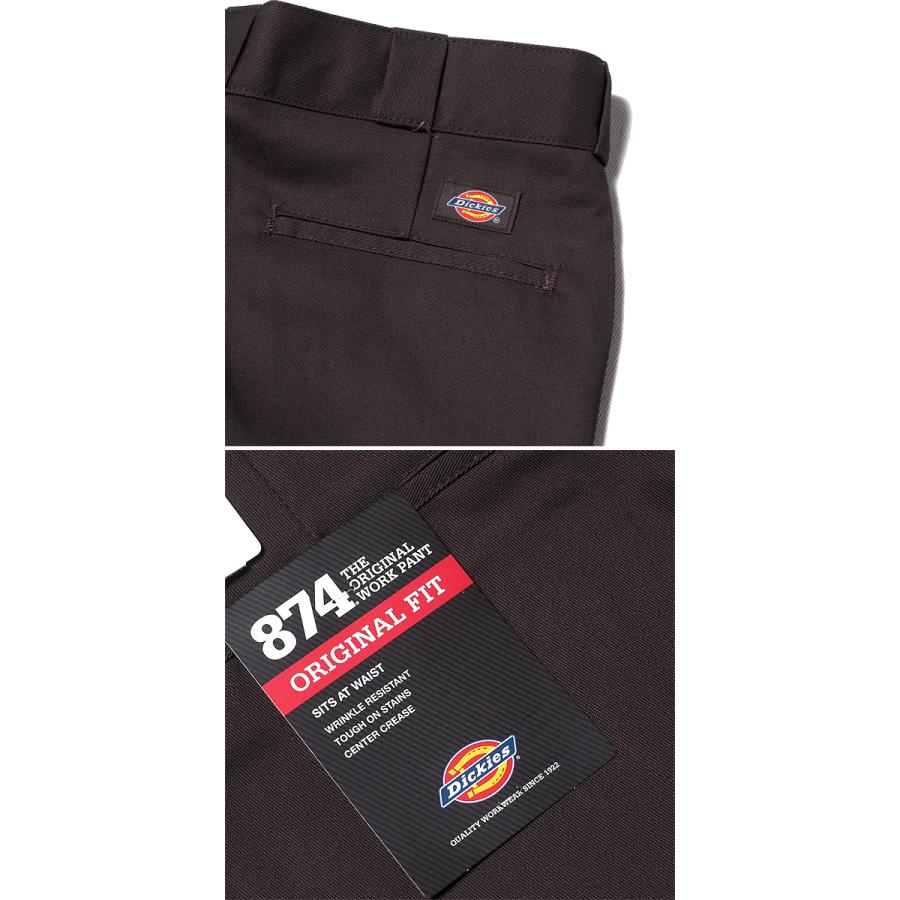 Dickies（ディッキーズ） Dickies ORIGINAL FIT WORK PANTS DARK BROWN(DK) 874-db ...