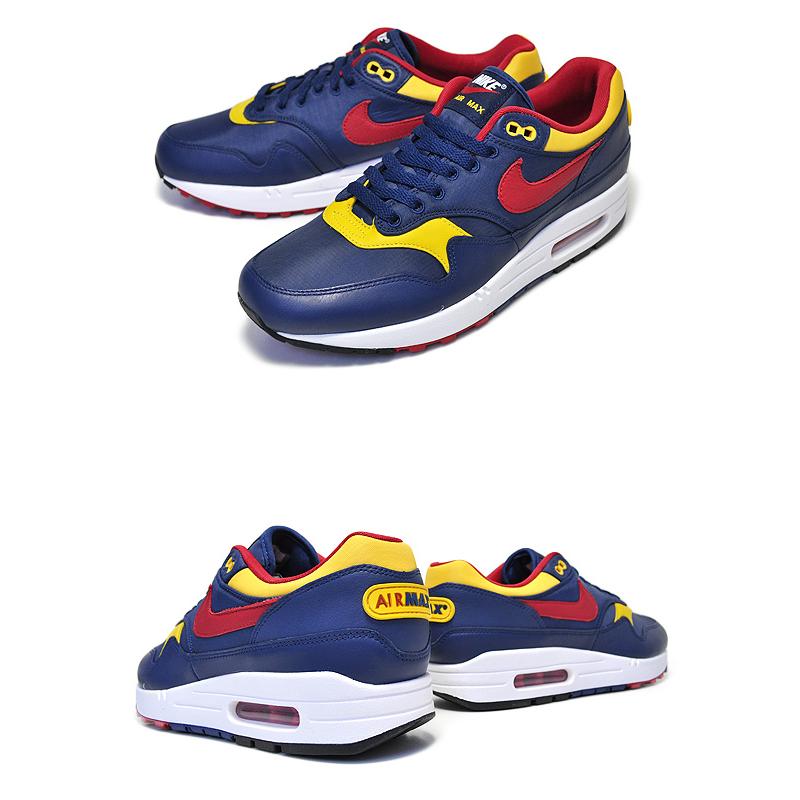 エア マックス NIKE AIR MAX 1 PREMIUM navy/gym red-vivid sulfur