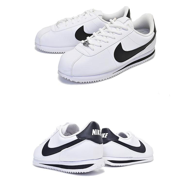 コルテッツ NIKE CORTEZ BASIC SL(GS) white/black ナイキ レディース
