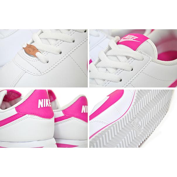 コルテッツ NIKE CORTEZ BASIC SL(GS) white/pink prime 904764-109