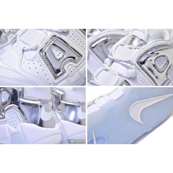 NIKE（ナイキ） NIKE WMNS AIR MORE UPTEMPO white/chrome-blue tint 