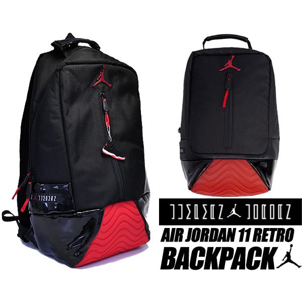 NIKE JORDAN RETRO 11 BACKPACK black/gym red ナイキ ジョーダン バッグパック AJ11 リュック