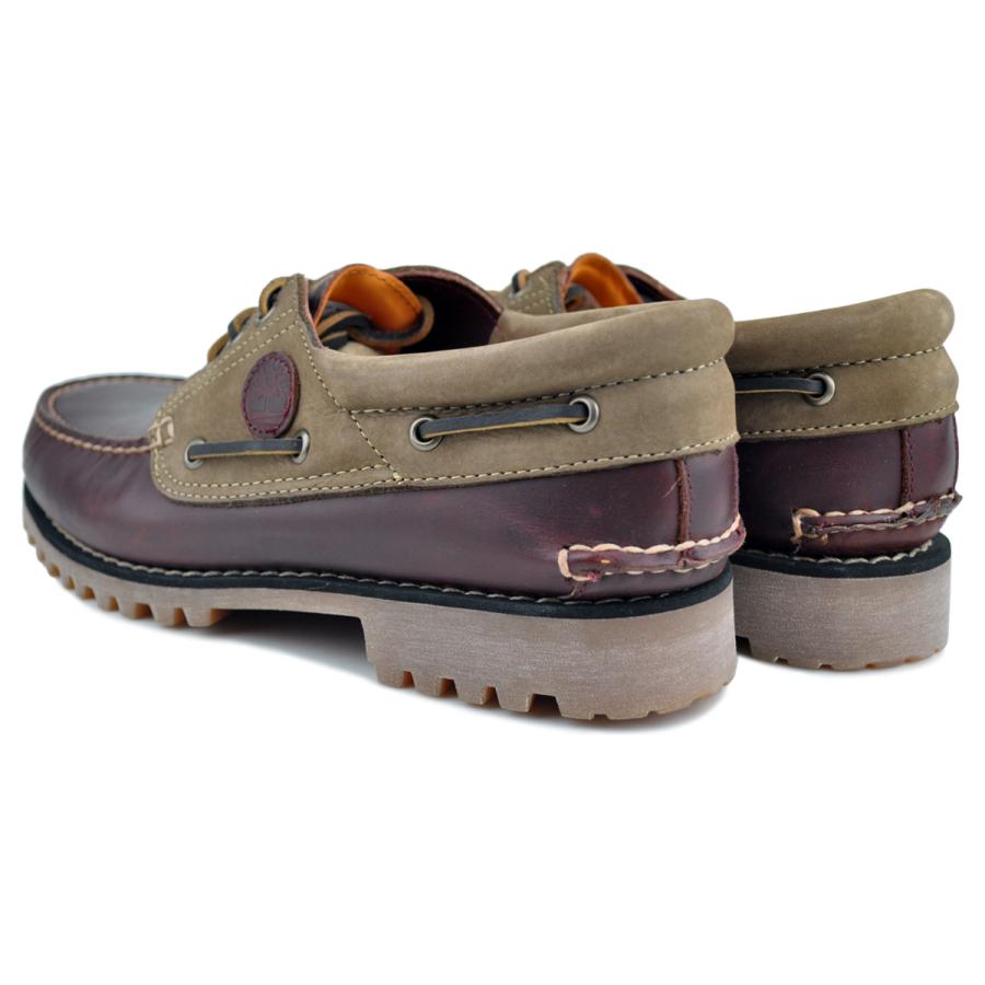 Timberland AUTHENTICS 3EYE CLASSIC LUG BURGUNDY FULL GRAIN a2pdq