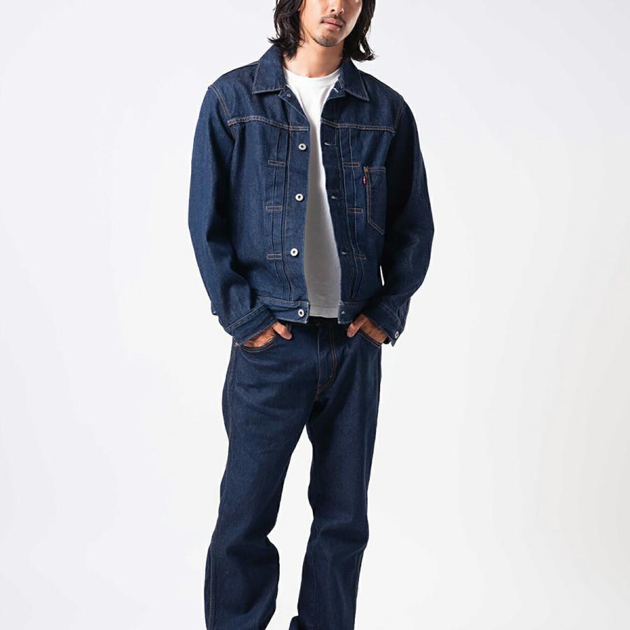 リーバイスインディゴBIG E大戦モデル風✨トラッカー Levi's（リーバイス） タイプ I トラッカー ジャケット ダーク