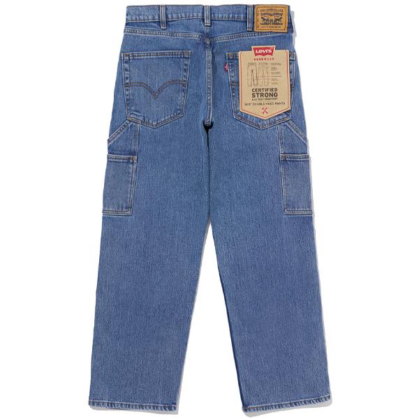 Levi's 565 ダブルニー デニム ワイド ブルー ワークパンツ Levi's（リーバイス） LEVIS WORKWEAR 565 DOUBLE KNEE PANTS MEDIUM