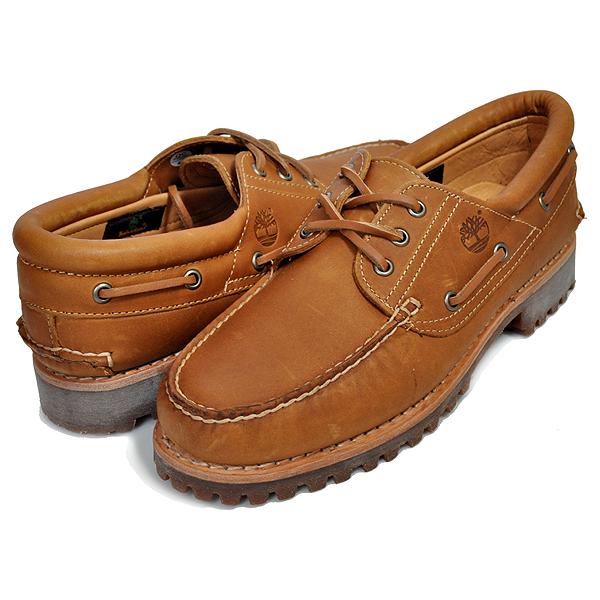 Timberland 3EYE CLASSIC LUG BROWN REGENERATIVE LEATHER a5ywh BOAT SHOE WHEAT ティンバーランド オーセンティック 3アイレット クラシック ラグ モカシン｜limited-edition｜02