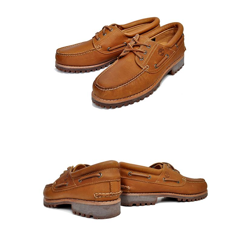 Timberland 3EYE CLASSIC LUG BROWN REGENERATIVE LEATHER a5ywh BOAT SHOE WHEAT ティンバーランド オーセンティック 3アイレット クラシック ラグ モカシン｜limited-edition｜03