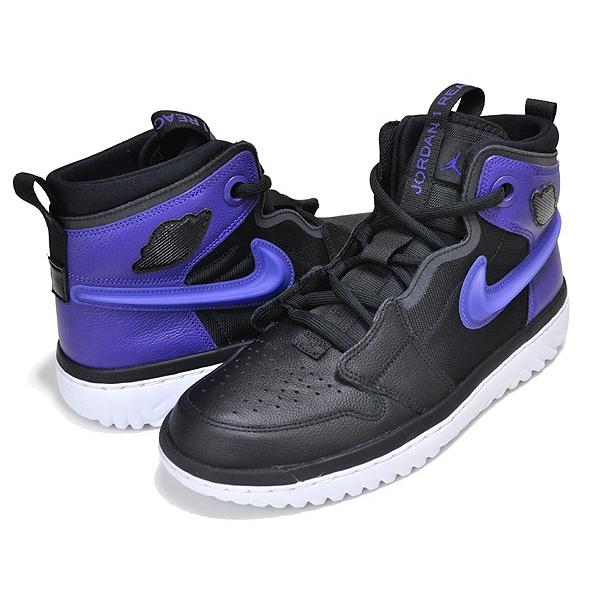 Jordan NIKE AIR JORDAN 1 HI REACT black/court purple-black ar5321 
