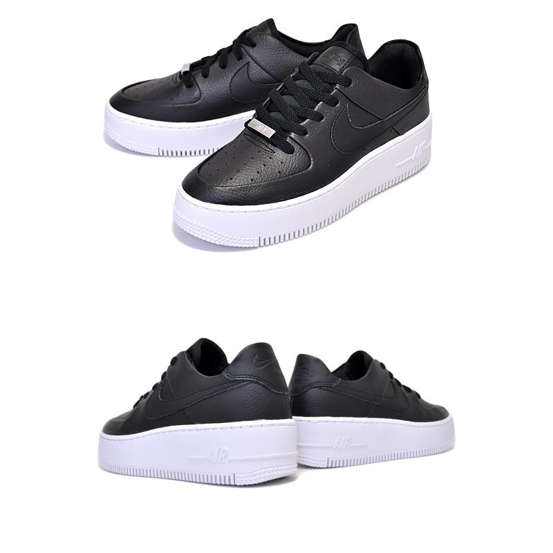 NIKE（ナイキ） NIKE WMNS AF1 SAGE LOW black/black-white ar5339-002
