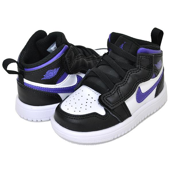 エア ジョーダン 1 NIKE JORDAN MID ALT(TD) black/dark iris エア ジョーダン 1 NIKE JORDAN MID ALT(TD) black/dark iris