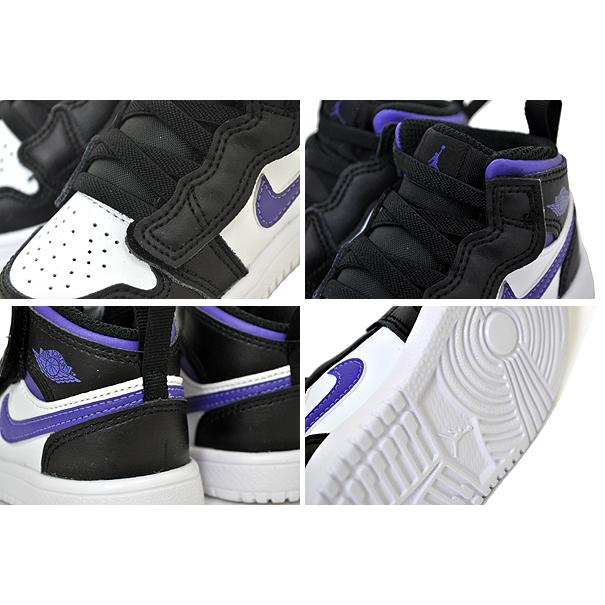 エア ジョーダン 1 NIKE JORDAN MID ALT(TD) black/dark iris エア ジョーダン 1 NIKE JORDAN MID ALT(TD) black/dark iris