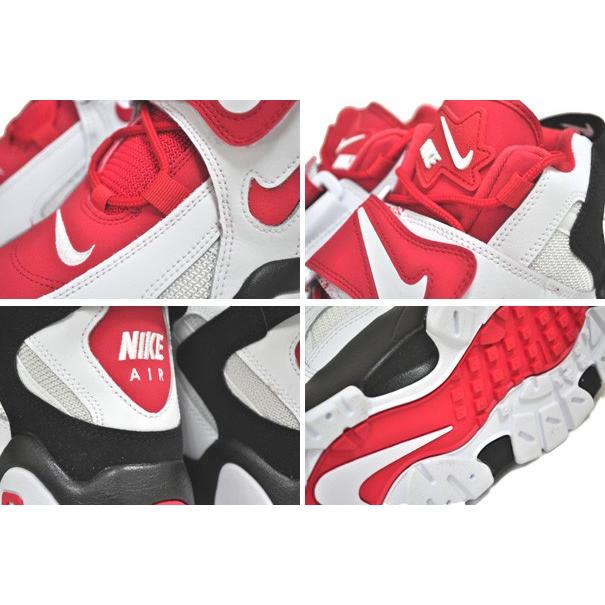 NIKE（ナイキ） NIKE AIR BARRAGE MID white/university red-black