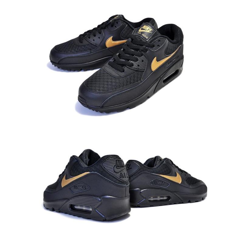 NIKE（ナイキ） NIKE AIR MAX 90 ESSENTIAL black/metallic gold