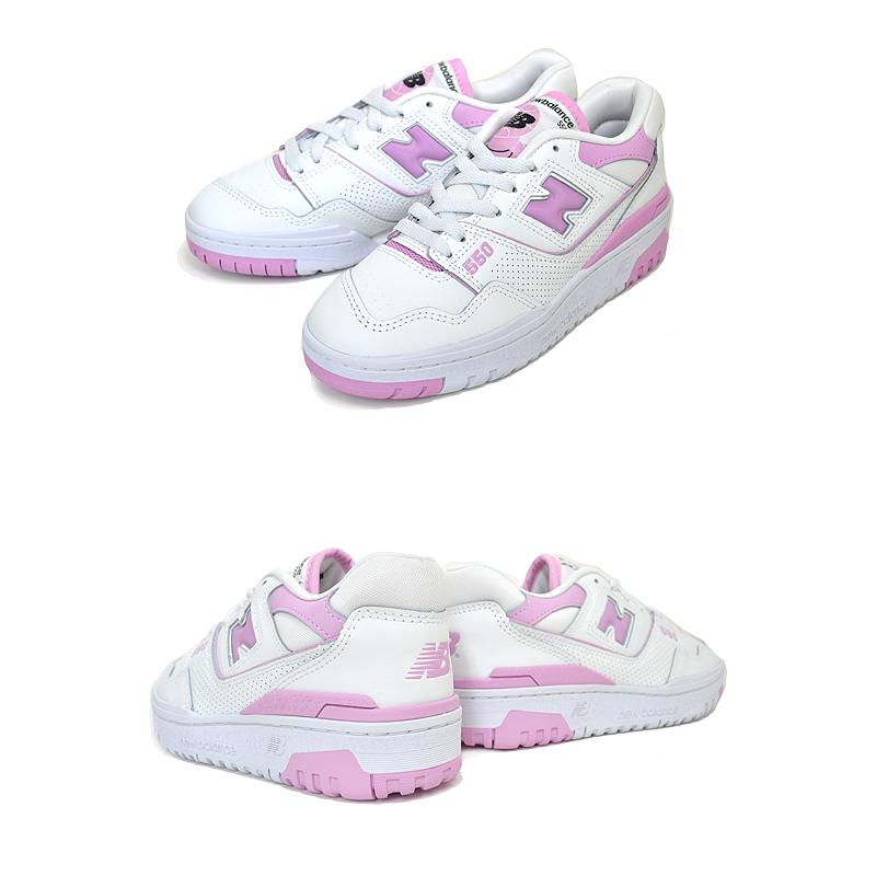 未使用 New Balance GOLF スニーカー ホワイト/グリーン/ピンク New Balance（ニューバランス） NEW BALANCE BBW550BD width B