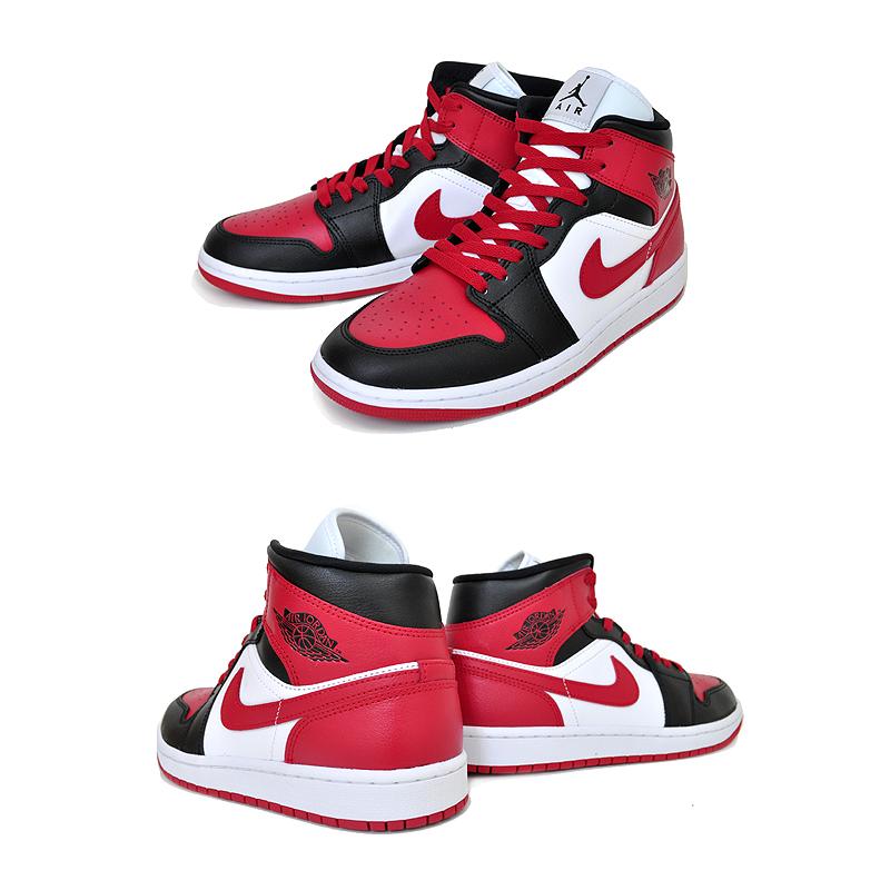 エア ジョーダン 1 NIKE WMNS AIR JORDAN MID BRED TOE black エア ジョーダン 1 NIKE WMNS AIR JORDAN MID BRED TOE black