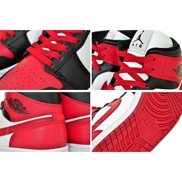 エア ジョーダン 1 NIKE WMNS AIR JORDAN MID BRED TOE black エア ジョーダン 1 NIKE WMNS AIR JORDAN MID BRED TOE black
