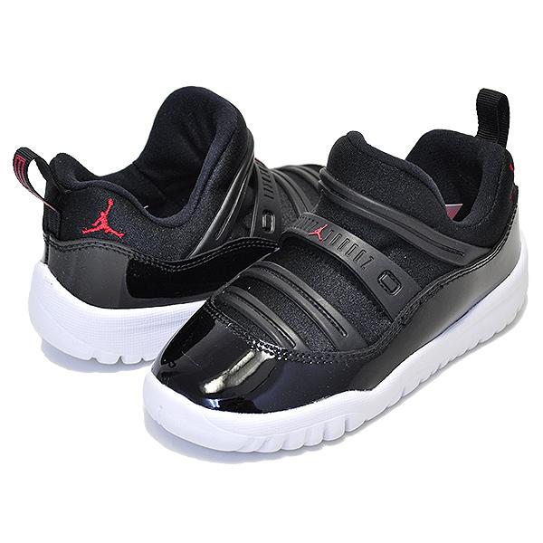 エア ジョーダン 11 NIKE JORDAN RETRO LITTLE FLEX(TD) black/gym red