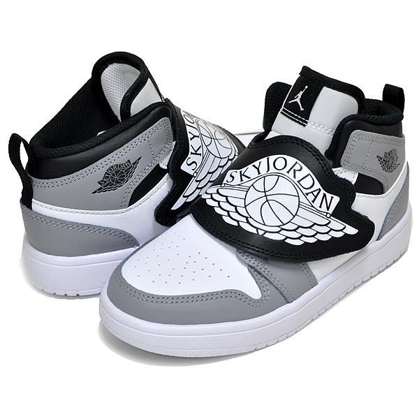 Jordan NIKE SKY JORDAN 1(PS) white/black-particle grey bq7197-102