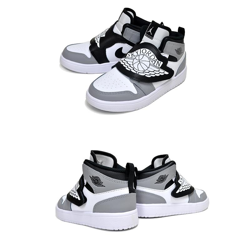 Jordan NIKE SKY JORDAN 1(PS) white/black-particle grey bq7197-102