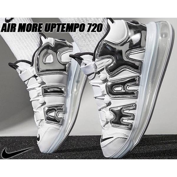 NIKE（ナイキ） NIKE AIR MORE UPTEMPO 720 QS 1 white/chrome-black