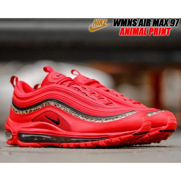 エア マックス 97 NIKE WMNS AIR MAX ANIMAL PRINT university red