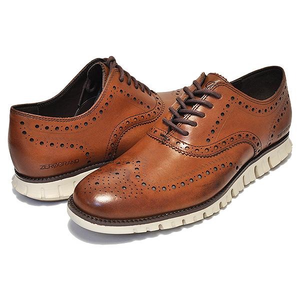 COLE HAAN ZEROGRAND WING OX british tan c14493 コールハーン ゼログランド ウイング オックスフォード メンズ 靴 冠婚葬祭 走れる ビジネスシューズ ブラウン｜limited-edition｜02