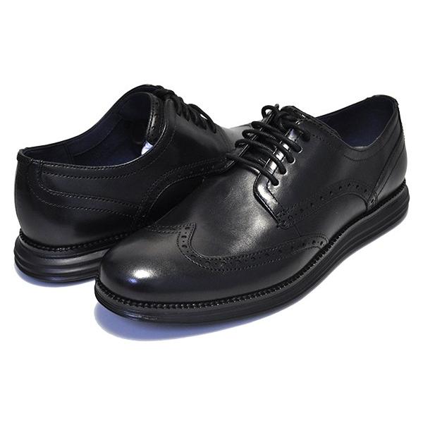 COLE HAAN ORIGINAL GRAND SHWNG black/black c27984 コールハーン オリジナル グランド ショートウィング ビジネスシューズ カジュアル メンズ 靴 革｜limited-edition｜02