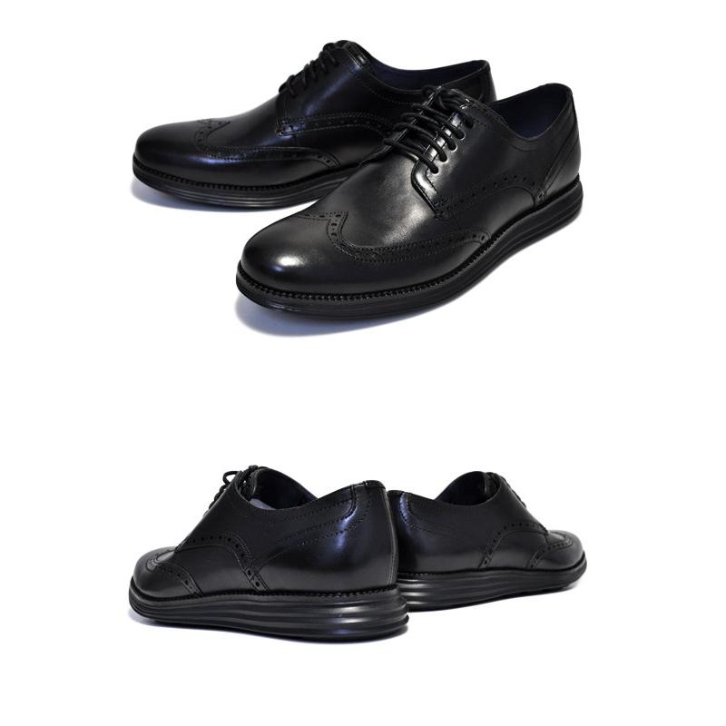 COLE HAAN ORIGINAL GRAND SHWNG black/black c27984 コールハーン オリジナル グランド ショートウィング ビジネスシューズ カジュアル メンズ 靴 革｜limited-edition｜03