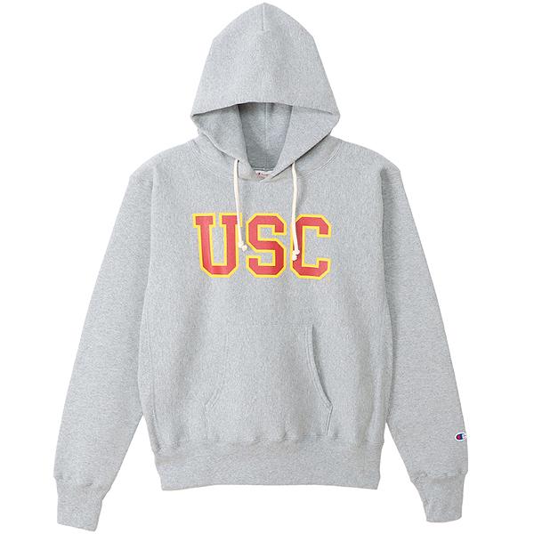 REVERSE WEAVE Champion HOODED SWEAT SHIRT MADE IN USA USC 12.5oz