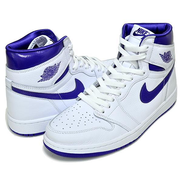 エア ジョーダン 1 NIKE WMNS AIR JORDAN HIGH OG COURT PURPLE white
