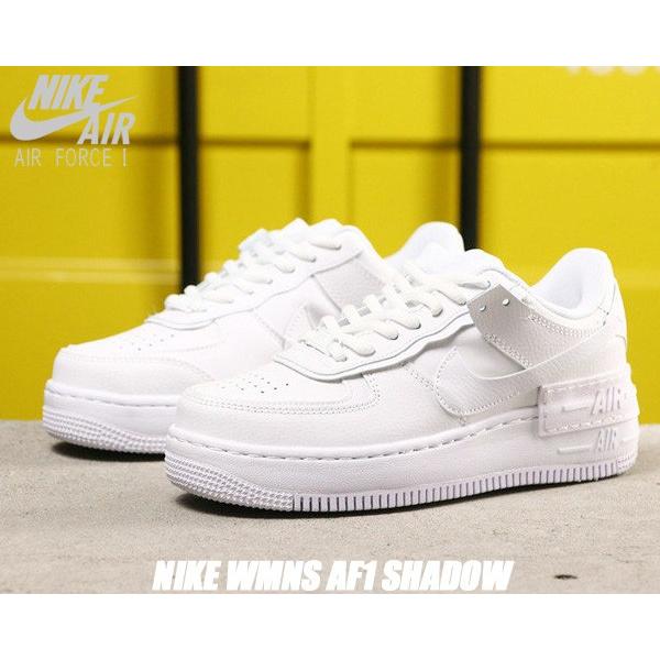 エア フォース 1 NIKE WMNS AF1 SHADOW white/white-wht ci0919-100