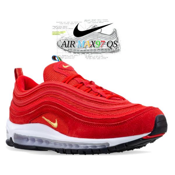 NIKE（ナイキ） NIKE AIR MAX 97 QS challenge red/metallic gold