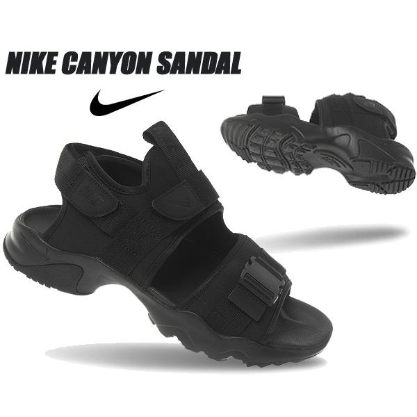 NIKE（ナイキ） NIKE CANYON SANDAL black/black-blk ci8797-001