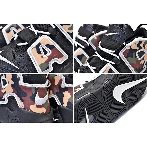 NIKE（ナイキ） NIKE AIR MORE UPTEMPO 96 QS BLACK CAMO black/sail
