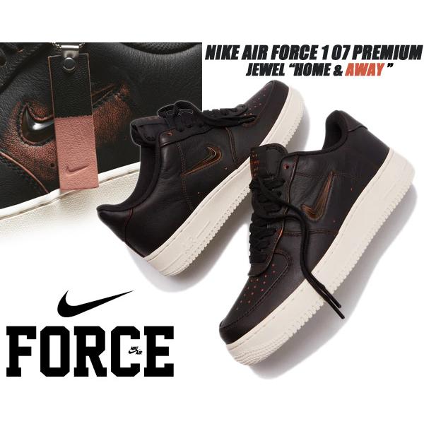 NIKE（ナイキ） NIKE AIR FORCE 1 07 PREMIUM blk/blk-safety org-sail ck4392 ...