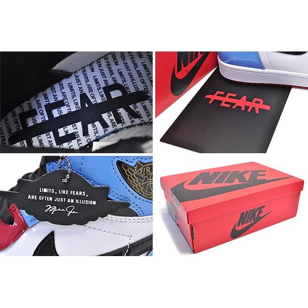 エア ジョーダン 1 NIKE AIR JORDAN RETRO HI OG FEARLESS white/black