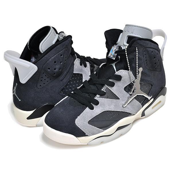 ニ*コ様 最終値下げエアジョーダン6 レトロ　CK6635 001 Jordan NIKE WMNS AIR JORDAN 6 RETRO black/chrome-lt smoke grey