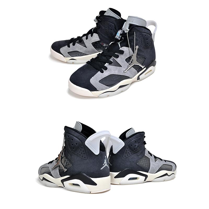 Jordan NIKE WMNS AIR JORDAN 6 RETRO black/chrome-lt smoke grey